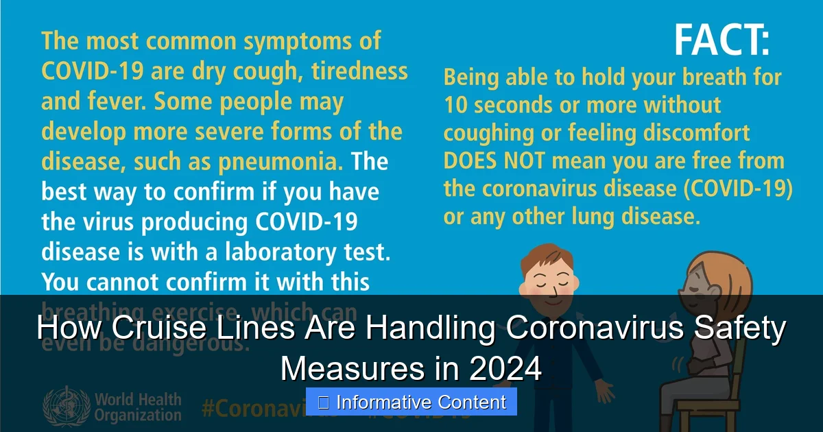How Cruise Lines Are Handling Coronavirus Safety Measures in 2024