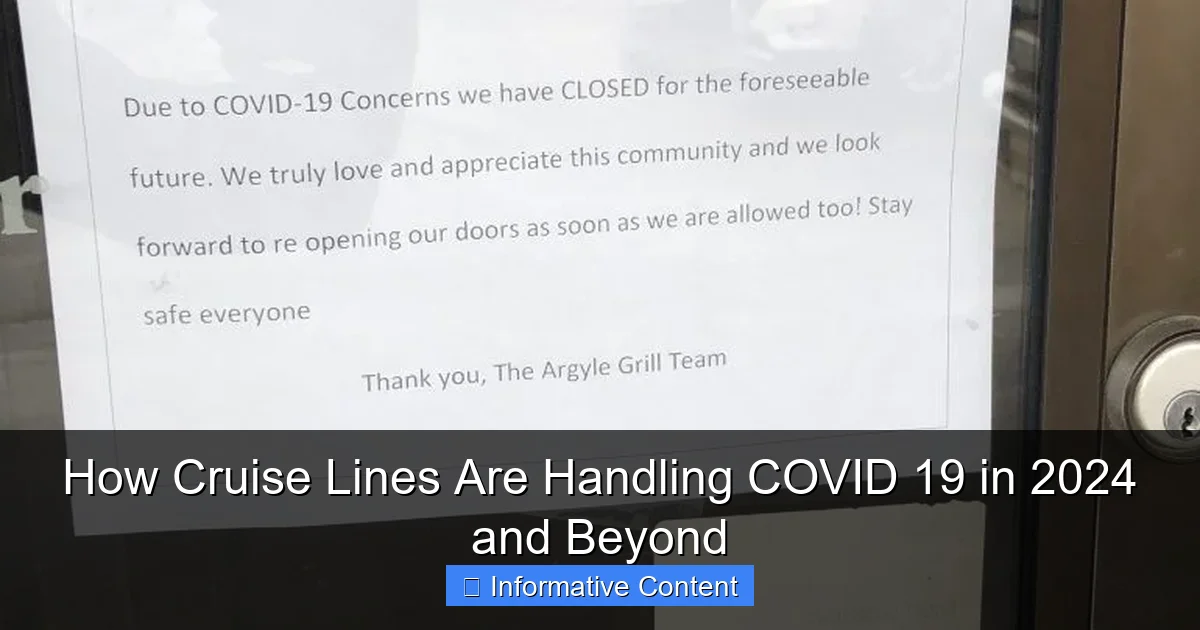 How Cruise Lines Are Handling COVID 19 in 2024 and Beyond