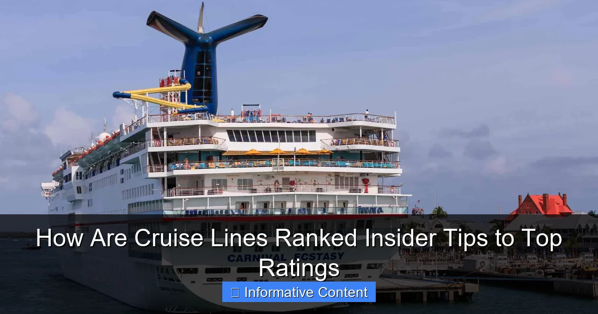 How Are Cruise Lines Ranked Insider Tips to Top Ratings