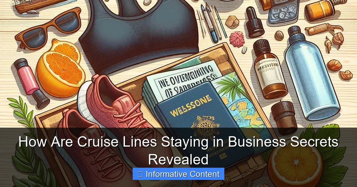 How Are Cruise Lines Staying in Business Secrets Revealed