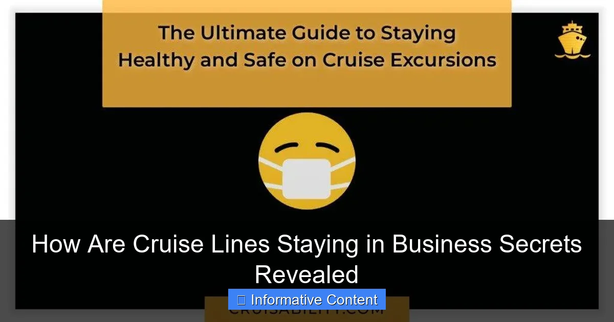 How Are Cruise Lines Staying in Business Secrets Revealed