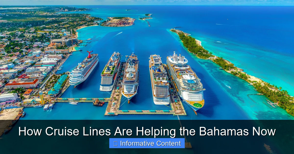 How Cruise Lines Are Helping the Bahamas Now