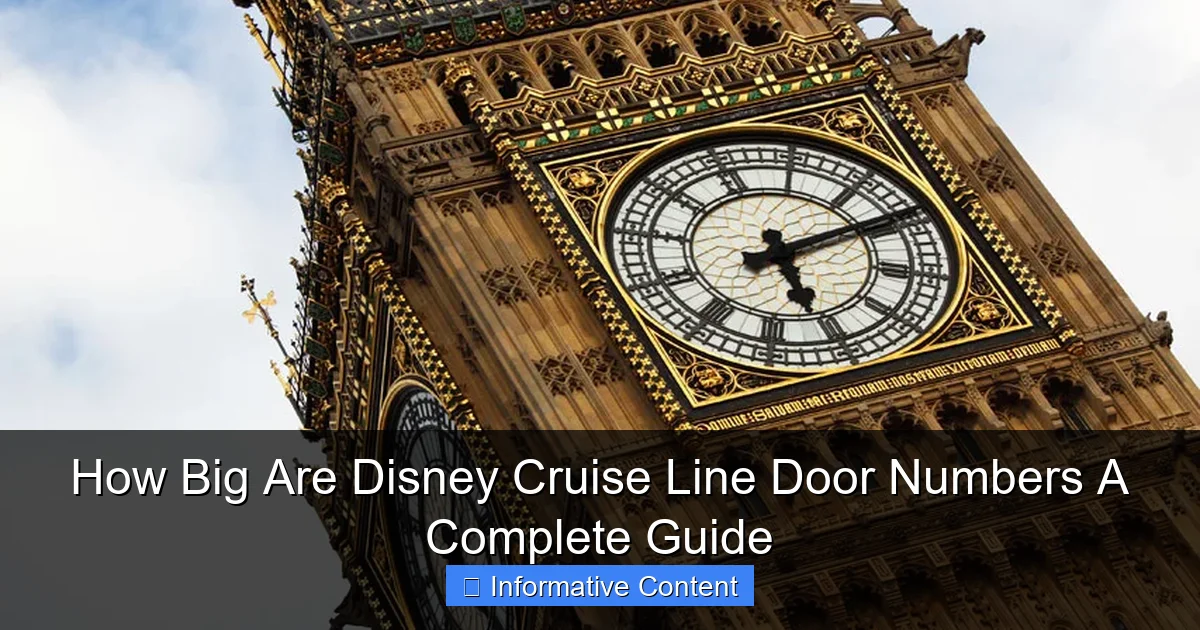 How Big Are Disney Cruise Line Door Numbers A Complete Guide