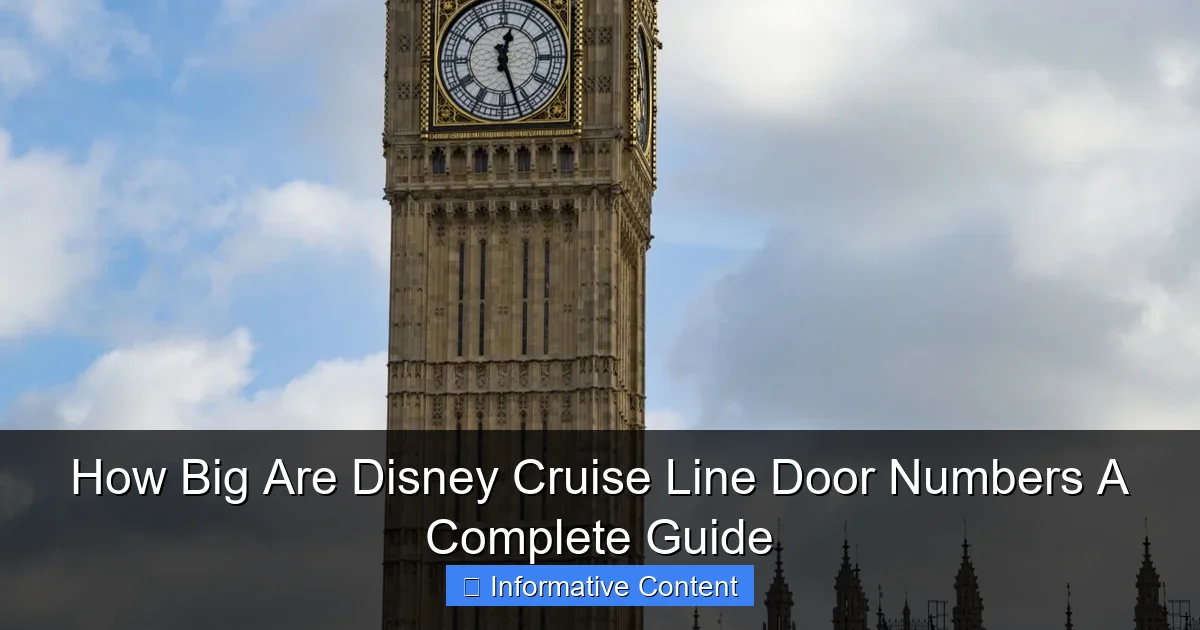 How Big Are Disney Cruise Line Door Numbers A Complete Guide