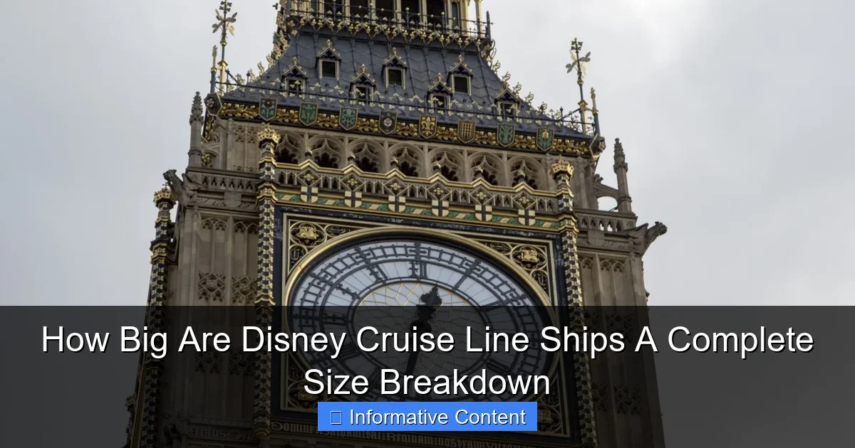 How Big Are Disney Cruise Line Ships A Complete Size Breakdown