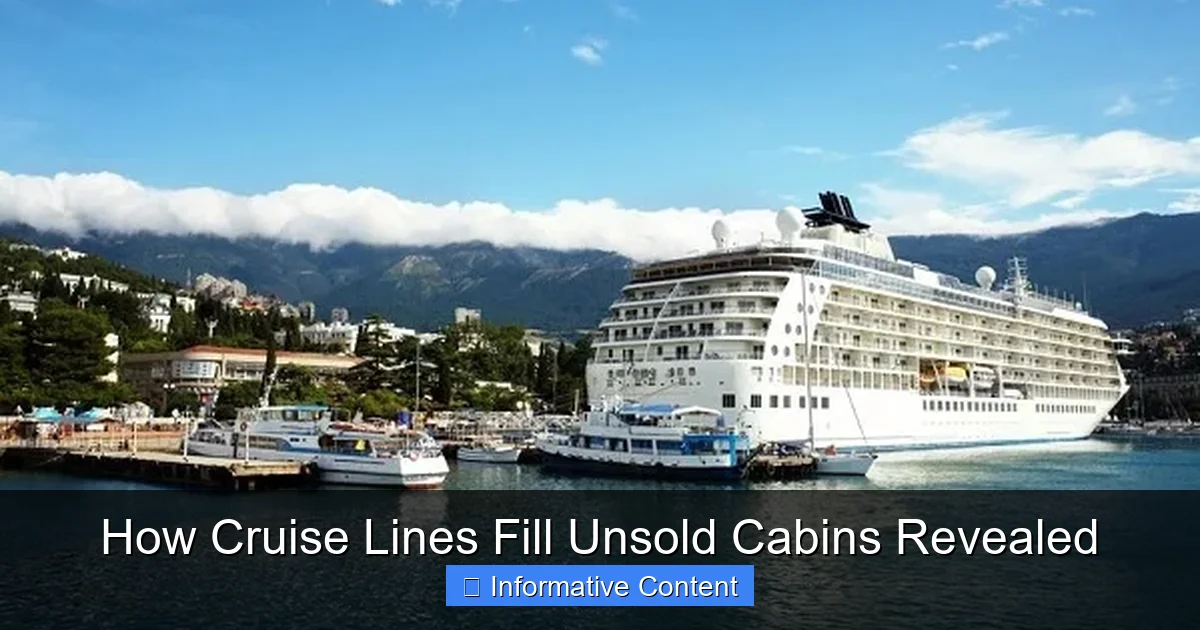 How Cruise Lines Fill Unsold Cabins Revealed