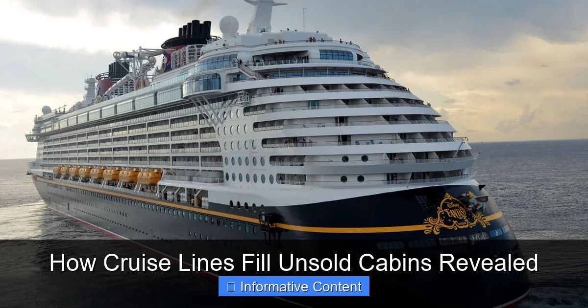 How Cruise Lines Fill Unsold Cabins Revealed