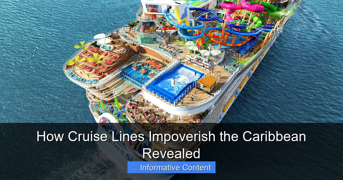 How Cruise Lines Impoverish the Caribbean Revealed