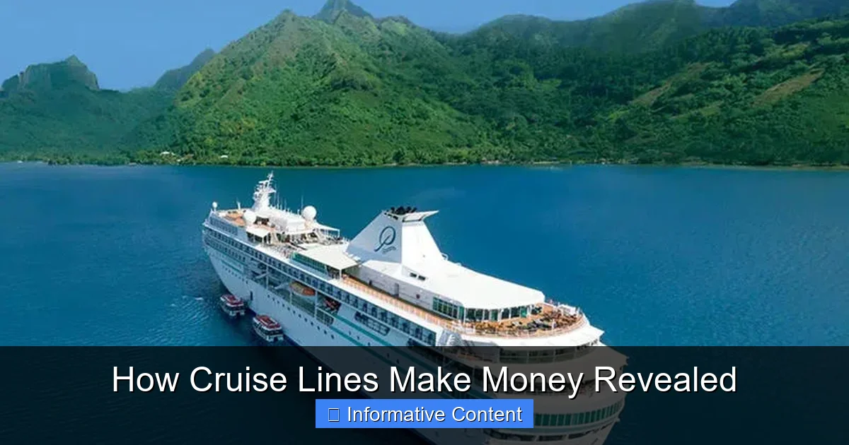 How Cruise Lines Make Money Revealed