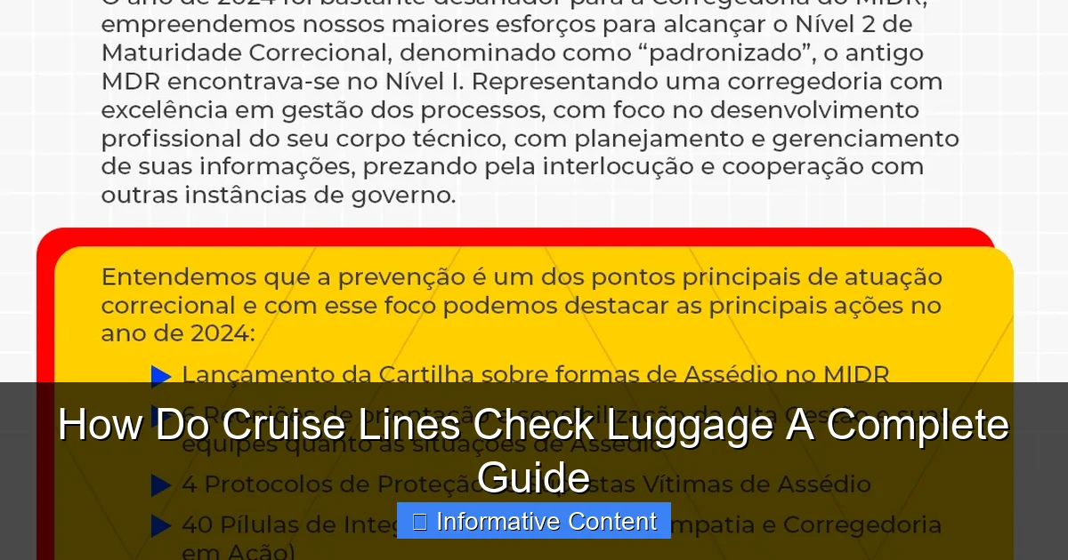 How Do Cruise Lines Check Luggage A Complete Guide
