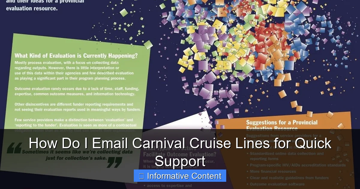 How Do I Email Carnival Cruise Lines for Quick Support