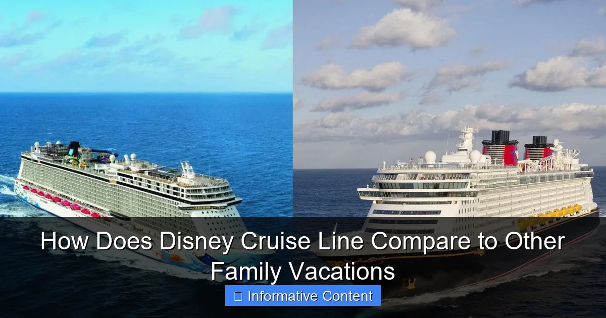 How Does Disney Cruise Line Compare to Other Family Vacations