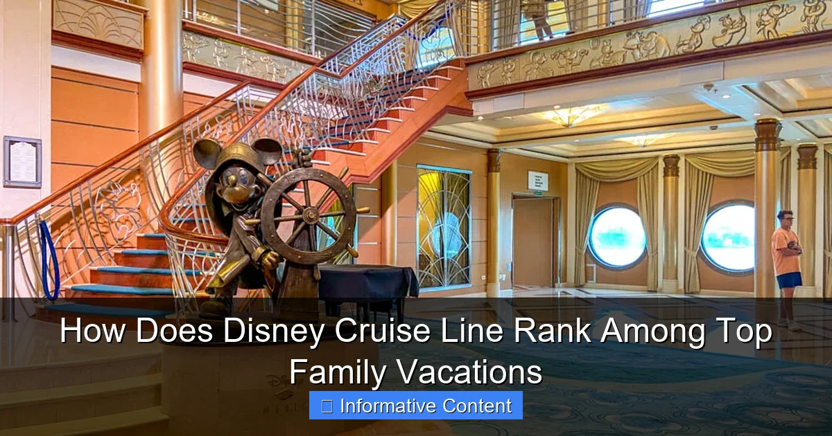How Does Disney Cruise Line Rank Among Top Family Vacations