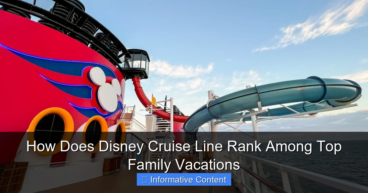 How Does Disney Cruise Line Rank Among Top Family Vacations