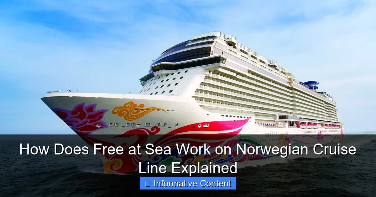 How Does Free at Sea Work on Norwegian Cruise Line Explained