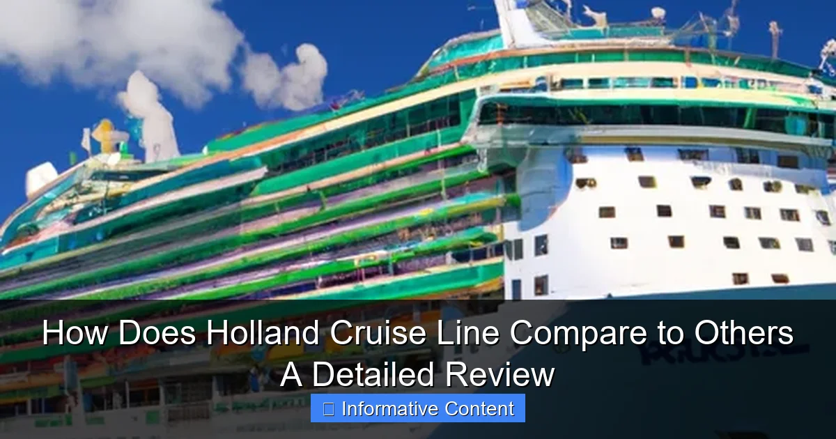 How Does Holland Cruise Line Compare to Others A Detailed Review