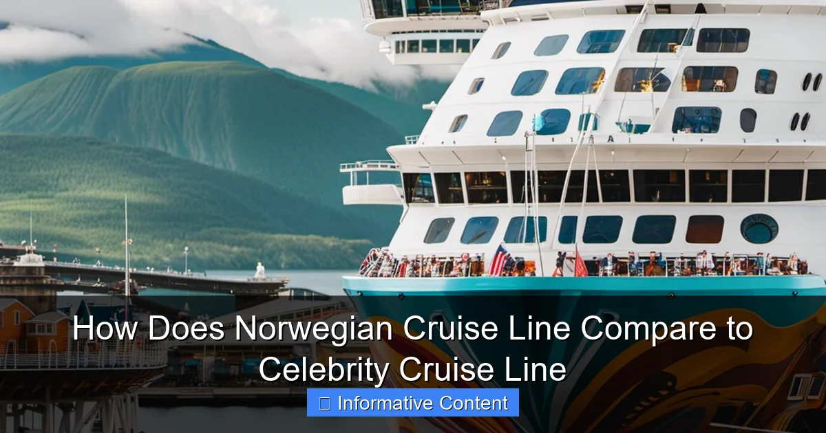 How Does Norwegian Cruise Line Compare to Celebrity Cruise Line