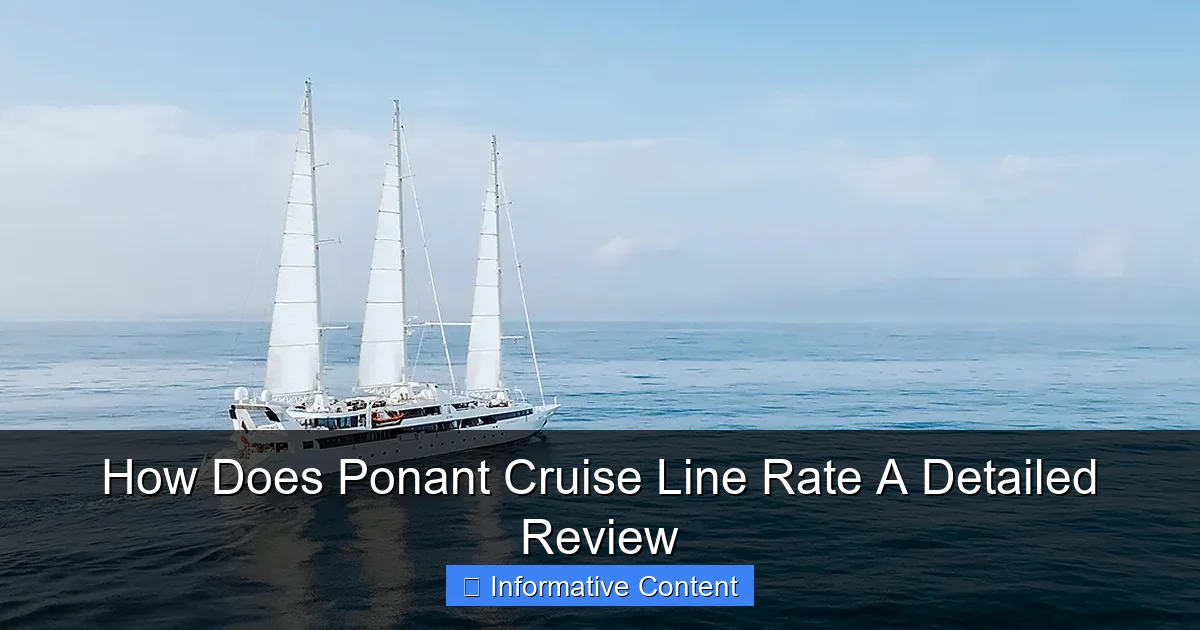 How Does Ponant Cruise Line Rate A Detailed Review
