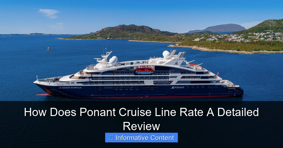 How Does Ponant Cruise Line Rate A Detailed Review