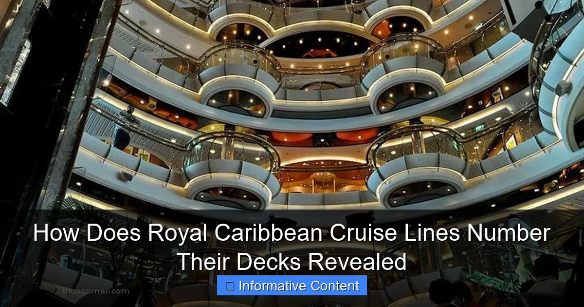 How Does Royal Caribbean Cruise Lines Number Their Decks Revealed