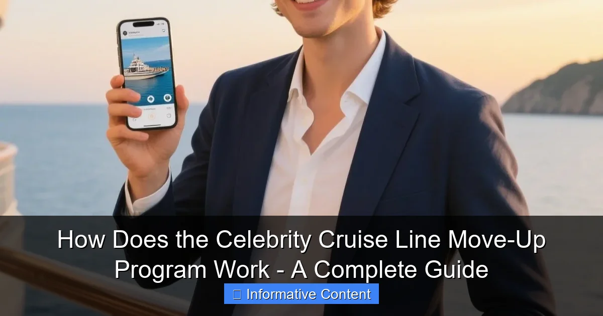 How Does the Celebrity Cruise Line Move-Up Program Work - A Complete Guide