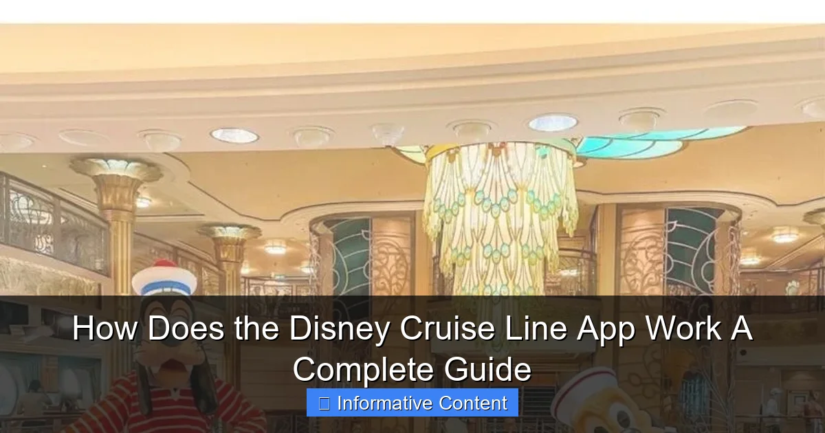 How Does the Disney Cruise Line App Work A Complete Guide