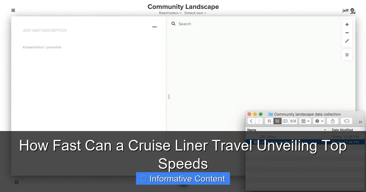 How Fast Can a Cruise Liner Travel Unveiling Top Speeds
