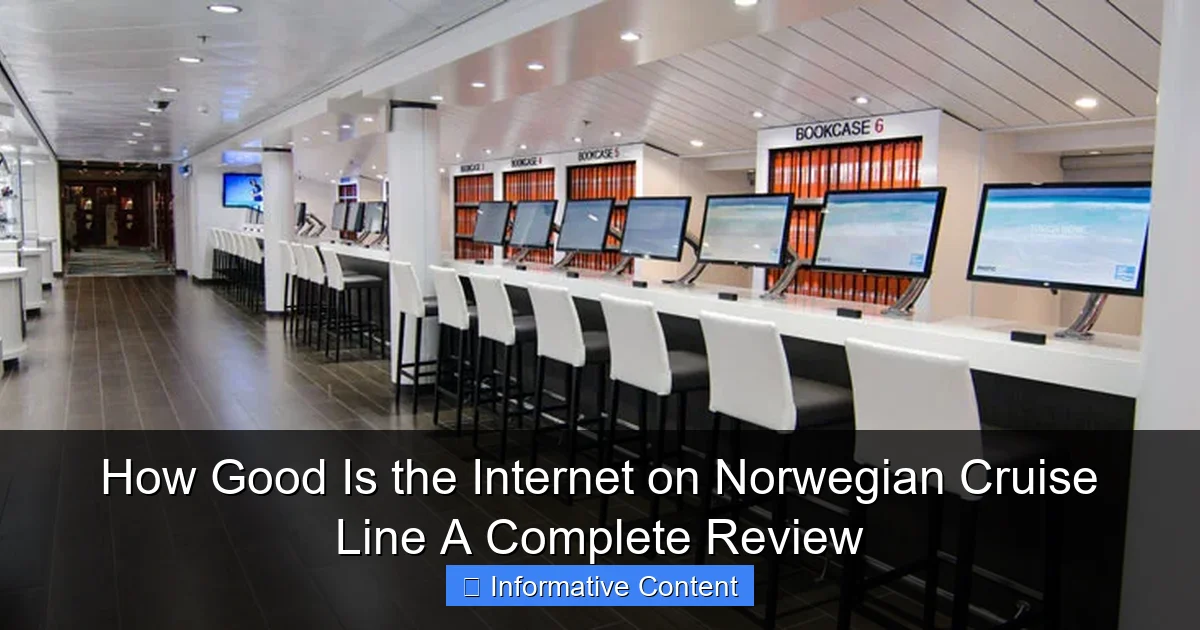 How Good Is the Internet on Norwegian Cruise Line A Complete Review