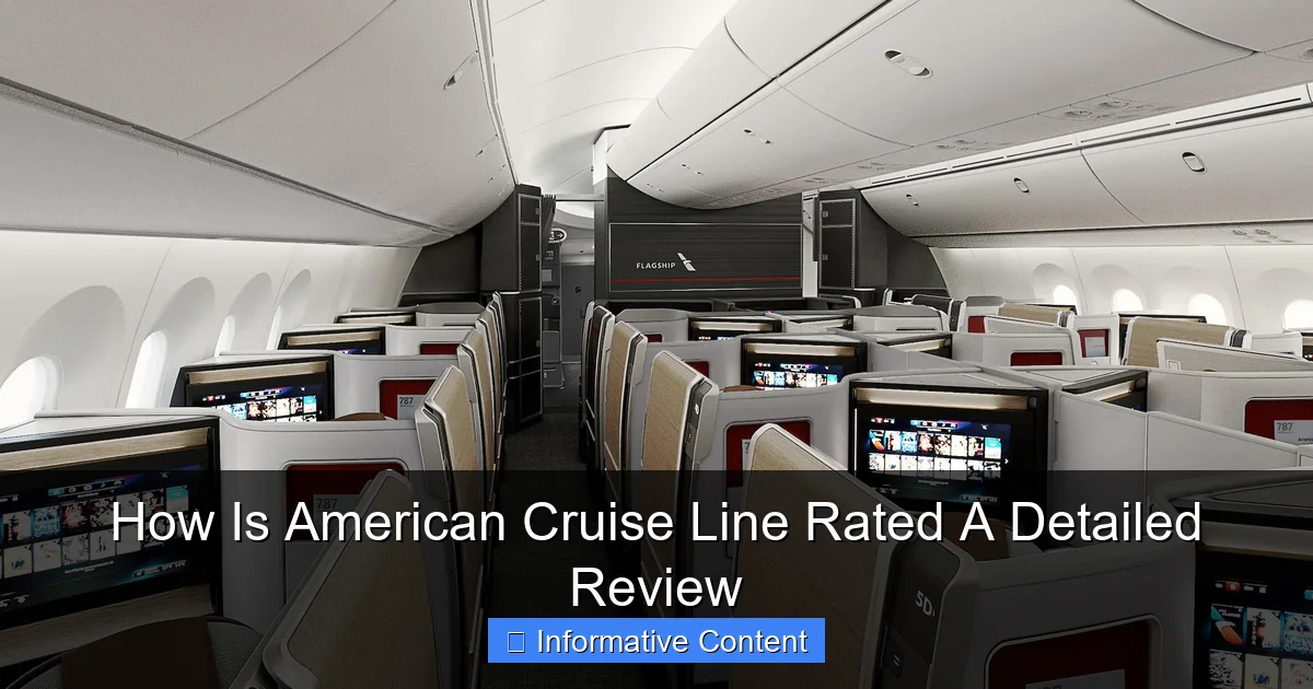 How Is American Cruise Line Rated A Detailed Review