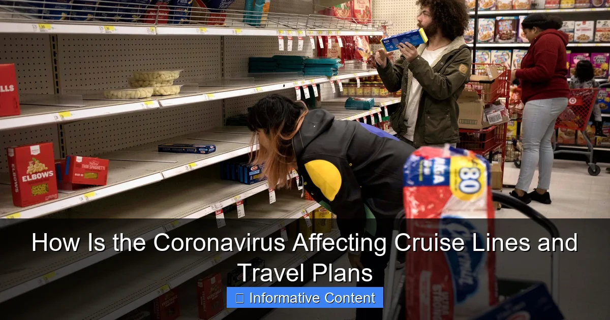 How Is the Coronavirus Affecting Cruise Lines and Travel Plans