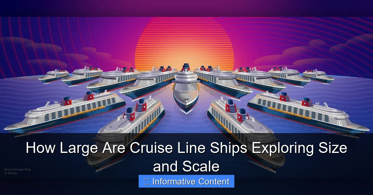 How Large Are Cruise Line Ships Exploring Size and Scale