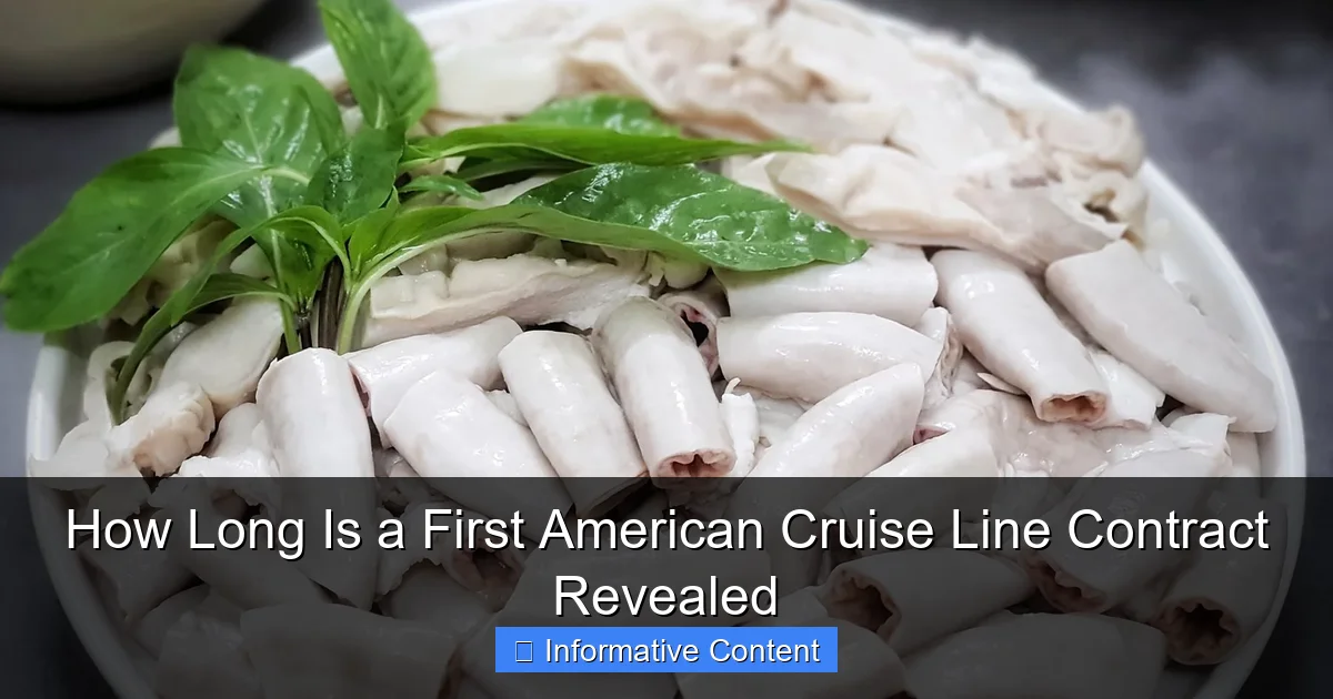 How Long Is a First American Cruise Line Contract Revealed