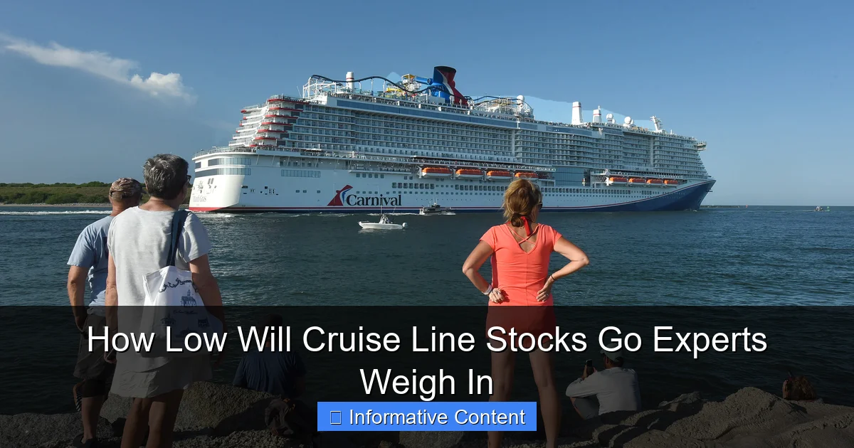 How Low Will Cruise Line Stocks Go Experts Weigh In