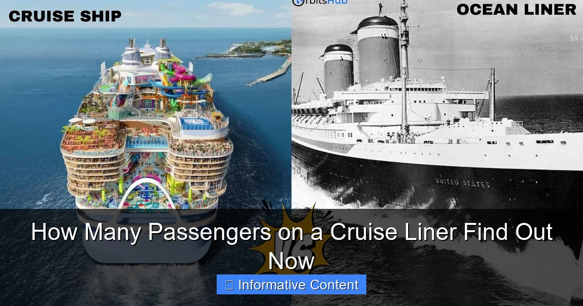 How Many Passengers on a Cruise Liner Find Out Now