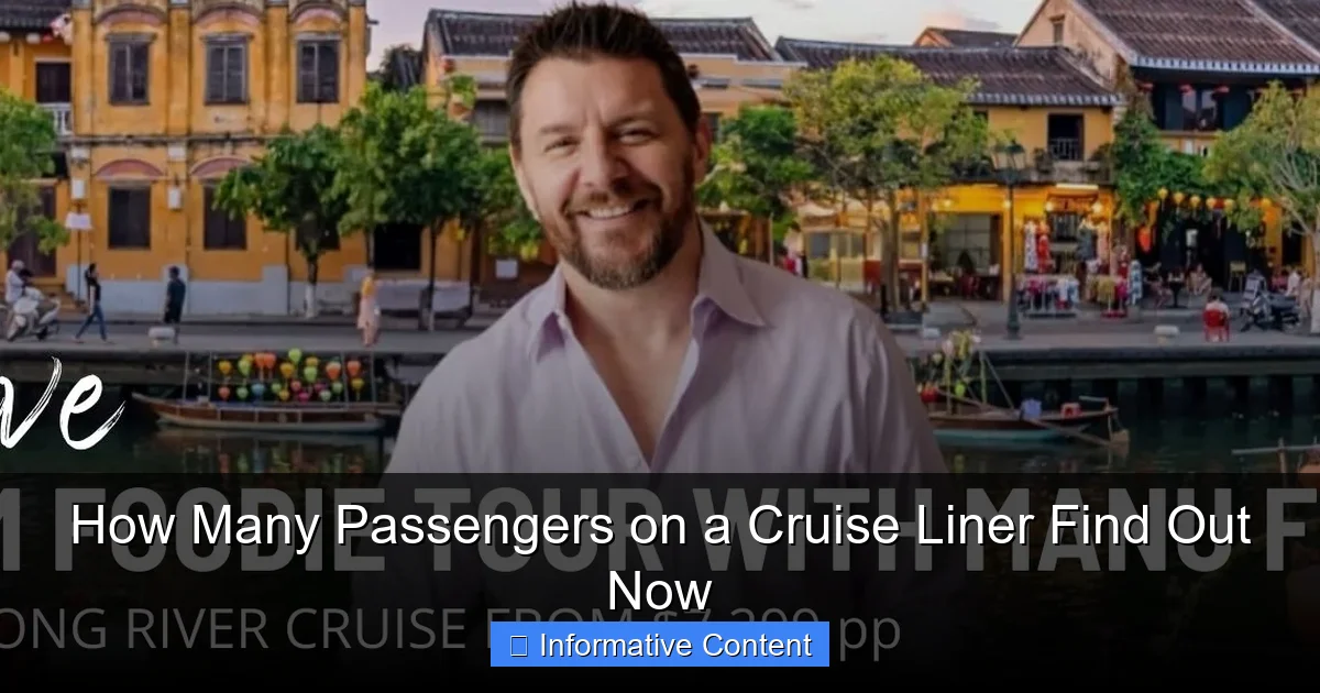 How Many Passengers on a Cruise Liner Find Out Now