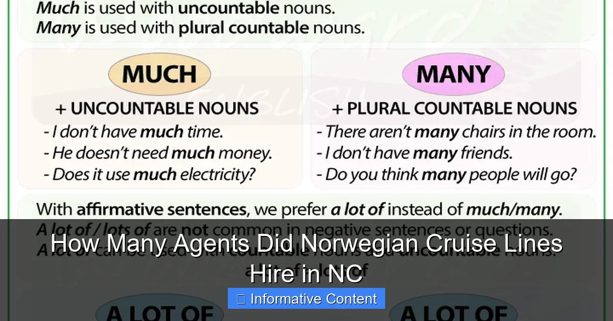 How Many Agents Did Norwegian Cruise Lines Hire in NC