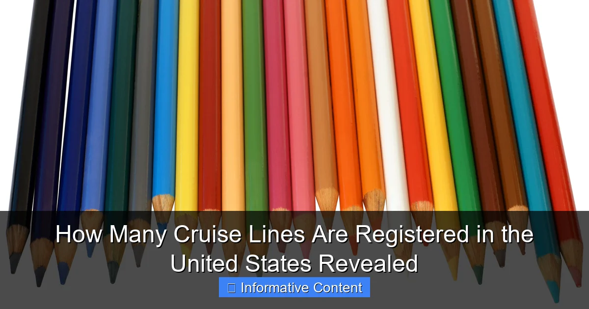 How Many Cruise Lines Are Registered in the United States Revealed