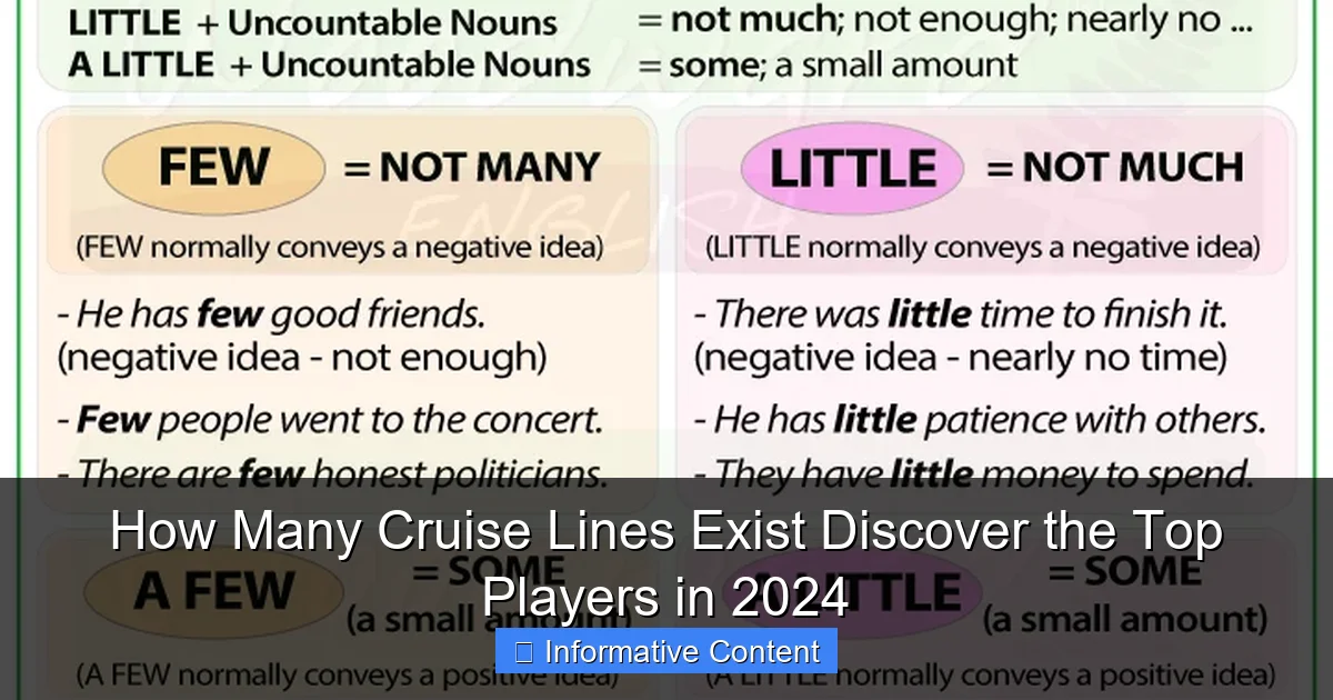 How Many Cruise Lines Exist Discover the Top Players in 2024
