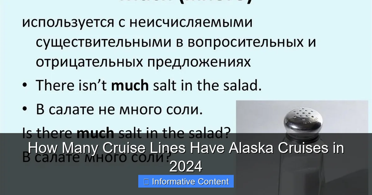 How Many Cruise Lines Have Alaska Cruises in 2024