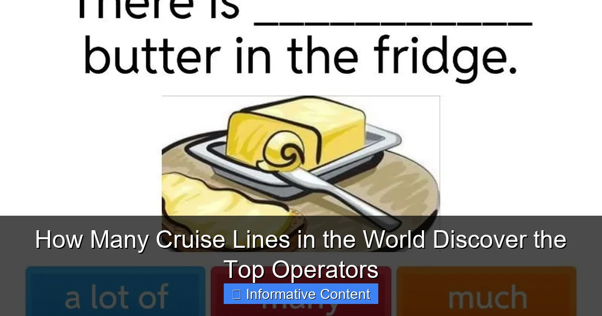 How Many Cruise Lines in the World Discover the Top Operators