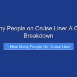 How Many People on Cruise Liner A Complete Breakdown