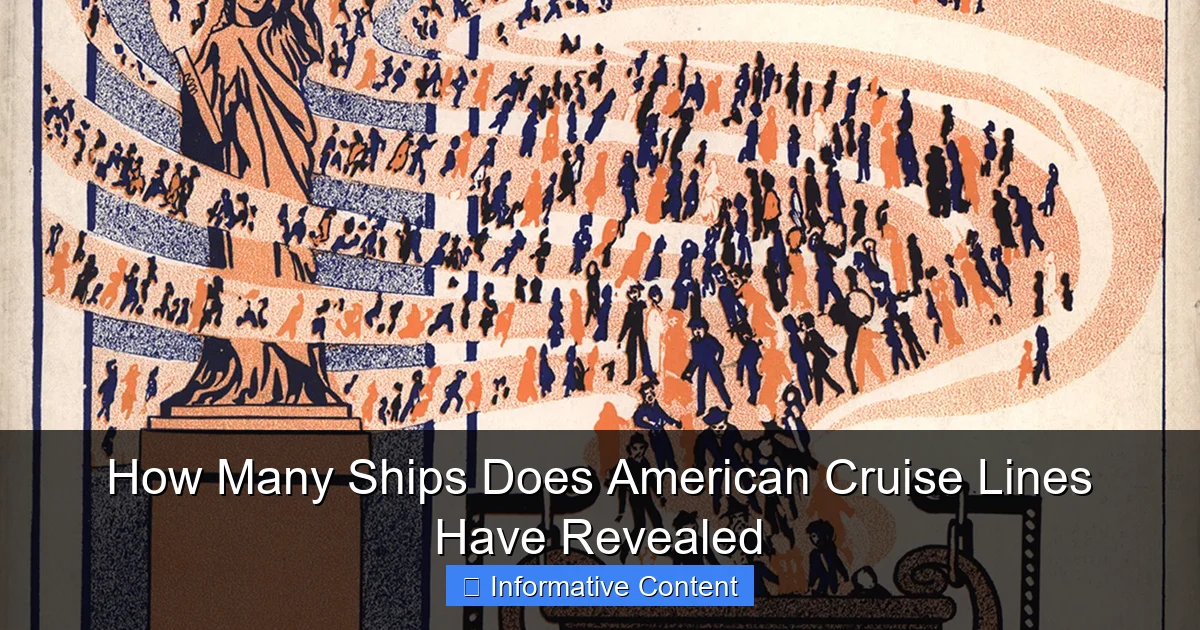 How Many Ships Does American Cruise Lines Have Revealed