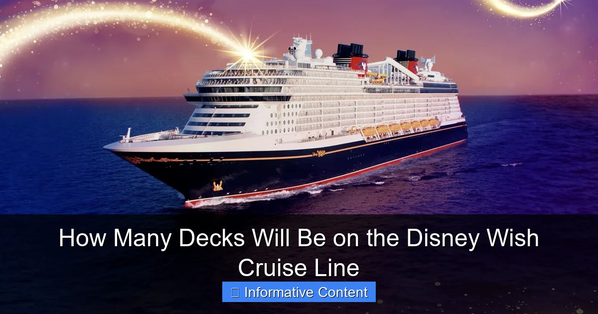 How Many Decks Will Be on the Disney Wish Cruise Line