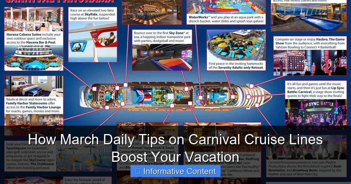 How March Daily Tips on Carnival Cruise Lines Boost Your Vacation