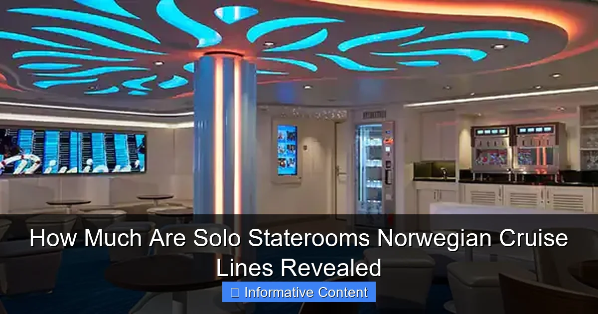 How Much Are Solo Staterooms Norwegian Cruise Lines Revealed