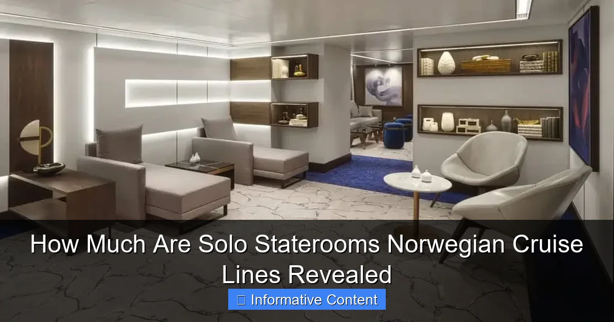 How Much Are Solo Staterooms Norwegian Cruise Lines Revealed