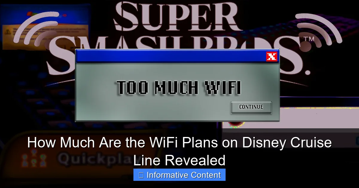 How Much Are the WiFi Plans on Disney Cruise Line Revealed