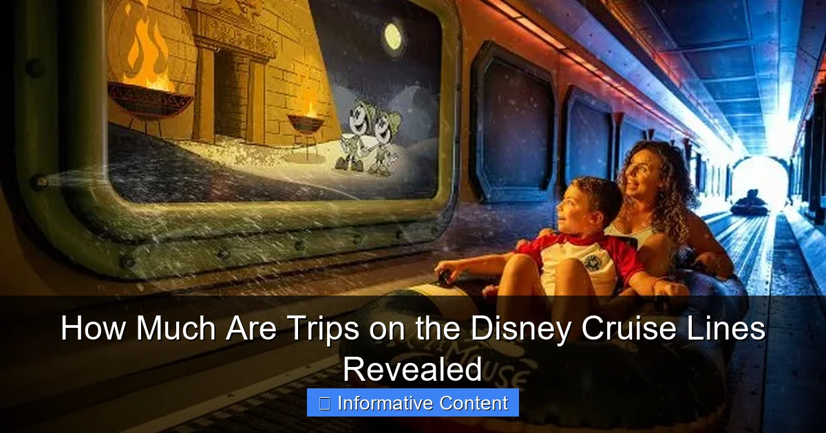 How Much Are Trips on the Disney Cruise Lines Revealed