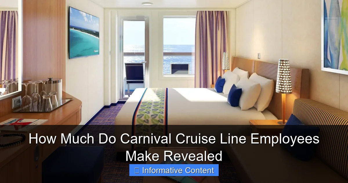 How Much Do Carnival Cruise Line Employees Make Revealed