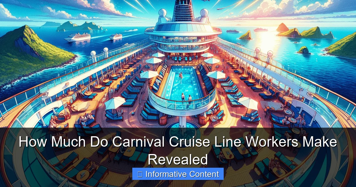 How Much Do Carnival Cruise Line Workers Make Revealed